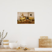 Räume des Schlafzimmers von Napoleon I 1800-03 Poster (Küche)