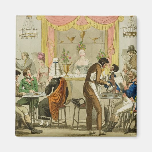 Räume eines Kaffeehauses, Pub. für William Pearm Magnet (Vorne)