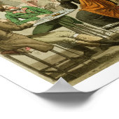 Räume eines Kaffeehauses, Pub. für William Pearm Poster (Ecke)