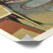 Räume Küche Aussicht auf das John Alden House Poster (Ecke)