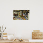 Räume Küche Aussicht auf das John Alden House Poster (Küche)
