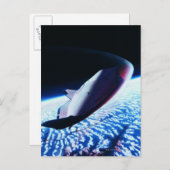 Raumfähre 3 postkarte (Vorne/Hinten)