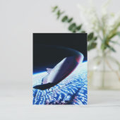 Raumfähre 3 postkarte (Stehend Vorderseite)