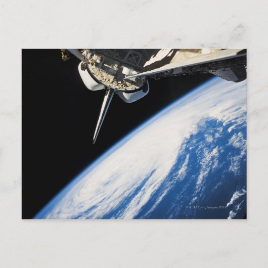 Raumfähre 6 postkarte (Vorderseite)