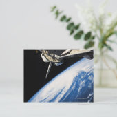 Raumfähre 6 postkarte (Stehend Vorderseite)