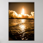 Raumfähre abheben poster (Vorne)