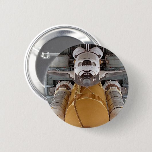 Raumfähre Atlantis Button (Vorne & Hinten)