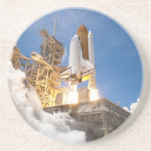 Raumfähre Atlantis, das Auftrag STS-132 startet Getränkeuntersetzer