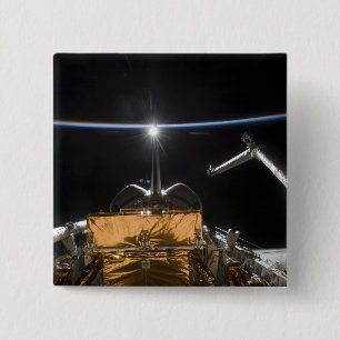 Raumfähre-Atlantis Nutzlastenbucht Button