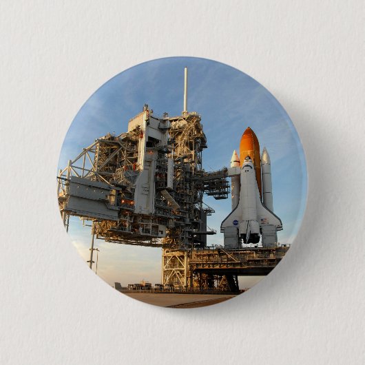 Raumfähre Atlantis (STS-122) - Abschussrampe Button (Vorderseite)