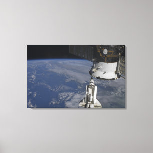Raumfähre-Bemühung 2 Leinwanddruck