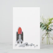 Raumfähre Briefpapier (Stehend Vorderseite)