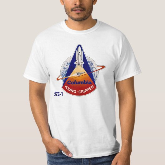 RAUMFÄHRE DER NASAS STS-1 T-Shirt (Vorderseite)