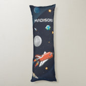 Raumfähre in Galaxy Personalisiert Seitenschläferkissen (Rückseite (Vertikal))
