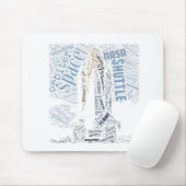 Raumfähre in Tagxedo Mousepad (Mit Mouse)