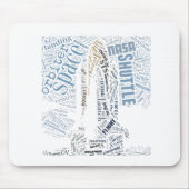 Raumfähre in Tagxedo Mousepad (Vorne)