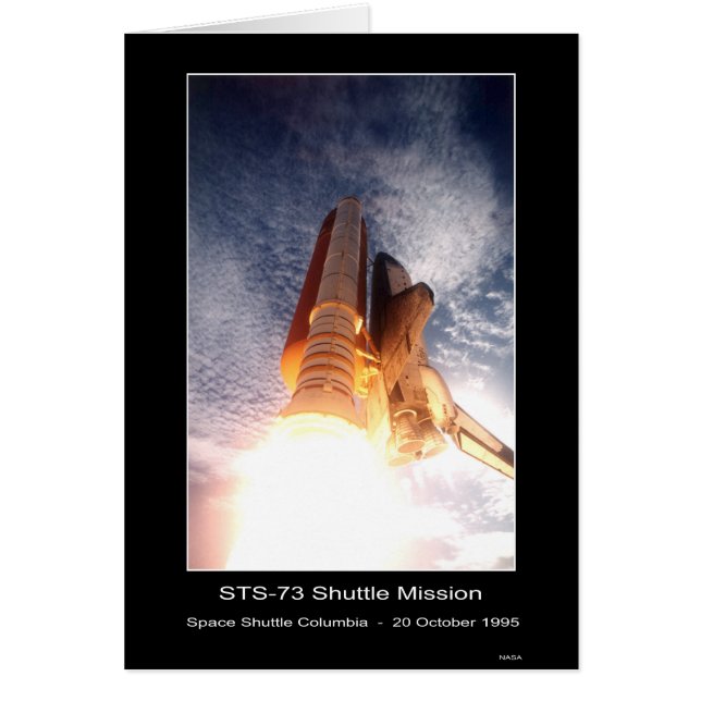 Raumfähre-Kolumbien-Start - STS-73 Shuttle M (Vorne)