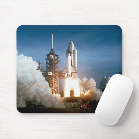 Raumfähre Kolumbien startet weg Mousepad (Mit Mouse)