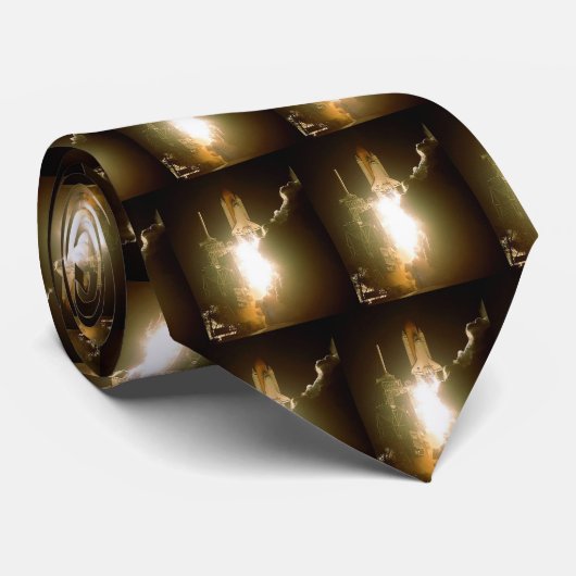 RAUMFÄHRE-START KRAWATTE (Gerollt)