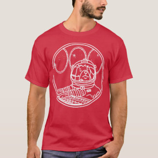 Raumfähre "Weltraumhund Astronaut" T-Shirt