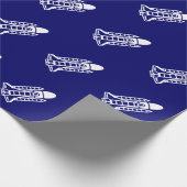 Raumfährenverpackungspapier Geschenkpapier (Ecke)