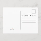 Raumfahrer | Aquarellsterne & Galaxie Einladungspostkarte (Rückseite)