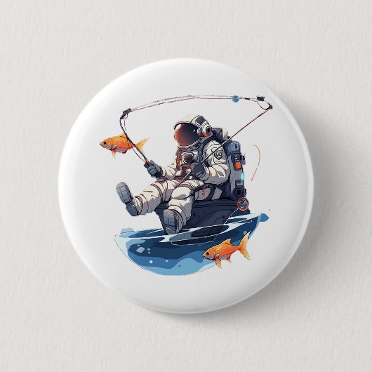 Raumfahrer Button (Vorderseite)