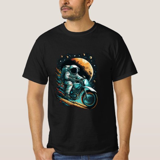 Raumfahrer fahren zum T - Shirt-Design T-Shirt (Vorderseite)