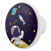 Raumfahrer im Weltraum Keramikknauf (Rechts)