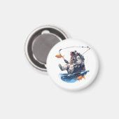 Raumfahrer Magnet (Vorderseite/Rückseite)