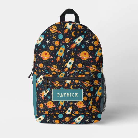 Raumfahrer mit Namen Bedruckter Rucksack (Vorderseite)