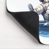 Raumfahrer Mousepad (Ecke)