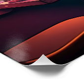 Raumfahrer Poster (Ecke)