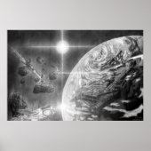 Raumfahrer Poster (Vorne)