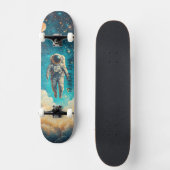 Raumfahrer Skateboard (Vorderseite)