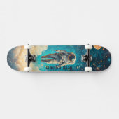 Raumfahrer Skateboard (Horizontal)