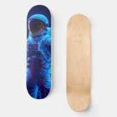 Raumfahrer Skateboard (Vorderseite)