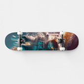 Raumfahrer Skateboard (Horizontal)