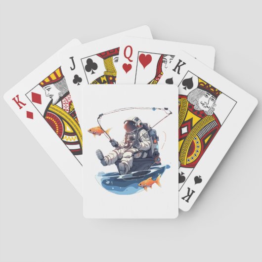 Raumfahrer Spielkarten (Rückseite)