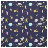 Raumfahrer Stoff (Muster)