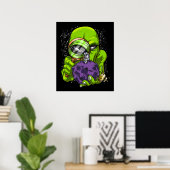 Raumfahrt Alien Astronaut Entführung UFO Verschwör Poster (Heimbüro)