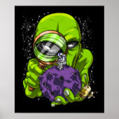 Raumfahrt Alien Astronaut Entführung UFO Verschwör Poster (Vorne)