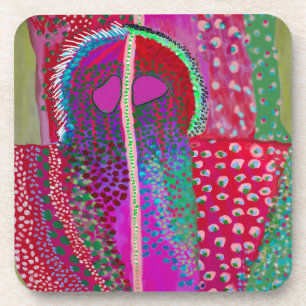 Raumfahrt Alien Party Tier Getränkeuntersetzer