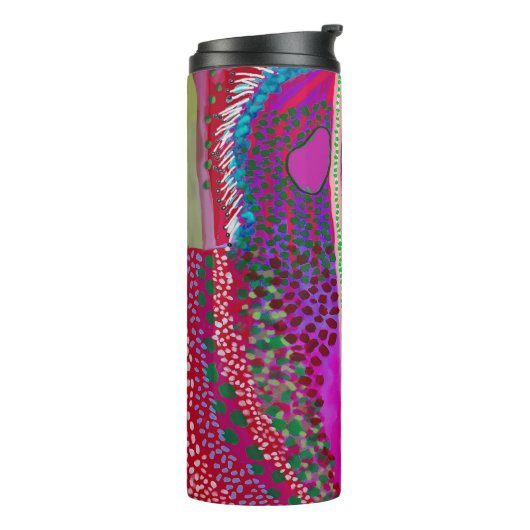 Raumfahrt Alien Party Tier Thermosbecher (Nach links gedreht)