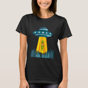 Raumfahrt-Außerirdischen Raumschiff Alien Raumfahr T-Shirt