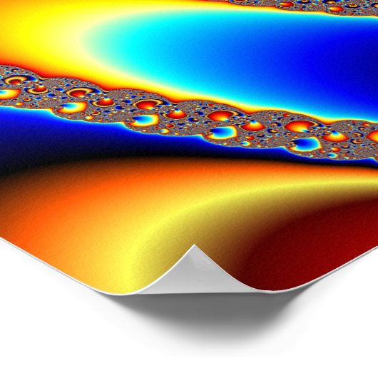 Raumfahrt - Fraktal Poster (Ecke)