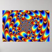 Raumfahrt - Fraktal Poster (Vorne)