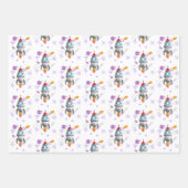 Raumfahrt für Kinder Geschenkpapier Set (Vorderseite)