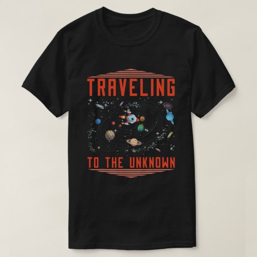Raumfahrt Galaxy Solar System Coloniza T-Shirt (Design vorne)