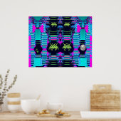 Raumfahrt-Invasion von den Zollwesen Poster (Küche)